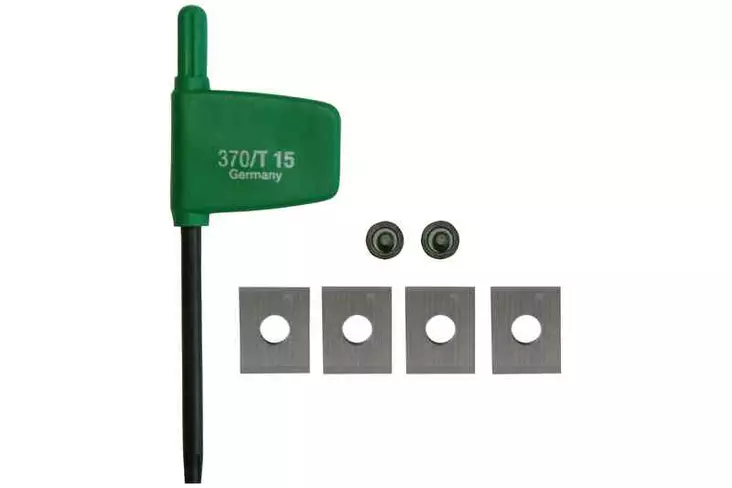 FESTOOL Jyrsinterän varateräsetti HW-WP 7,6x12x1,5 (4x) 491390 - Kääntölevyt ja laakerit - 4014549010631 - 1