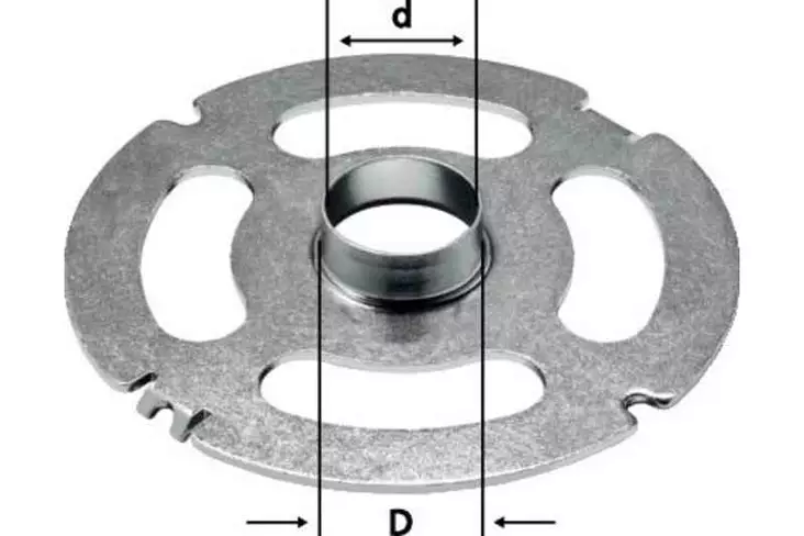 FESTOOL Kopiointirengas KR-D 25,4/OF 2200 495341 - Festool Jyrsimien lisätarvikkeet - 4014549098271 - 1