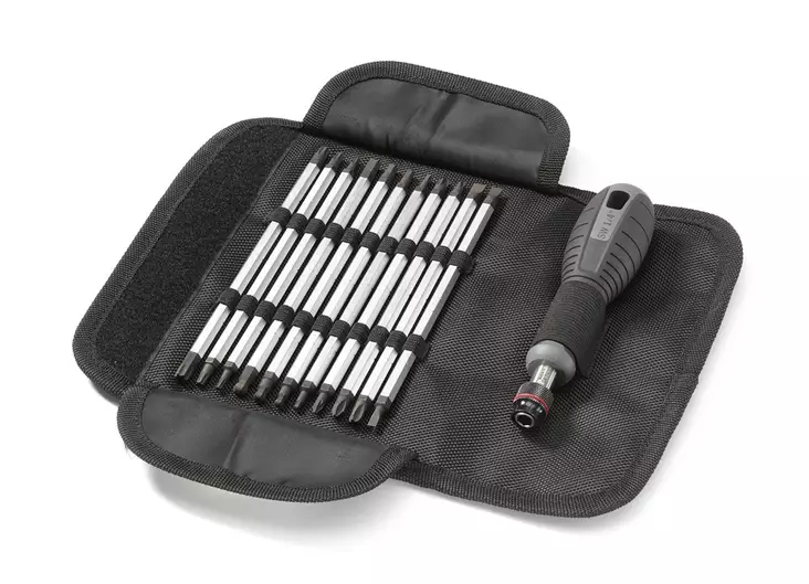 HULTAFORS Bitsiväänninsarja pitkillä kärjillä, kangaspussissa - Hultafors Ruuvimeisselit - 7317844445151 - 1