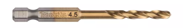 MAKITA Metalliporanterä HSS-Tin 4,5 mm, 1/4" bitsikiinnitys B-50946 - Makita Metalliporanterät - 088381464291 - 1