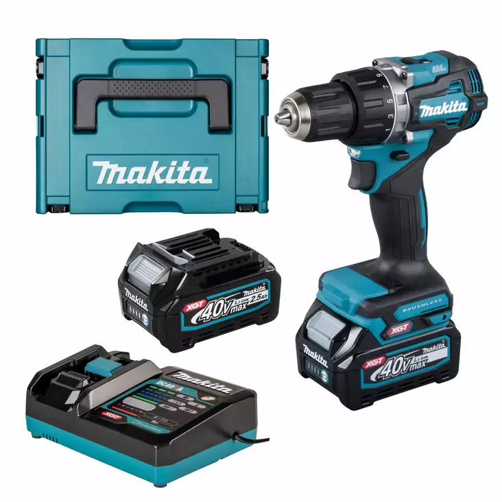 MAKITA Porakone XGT DF002GD201 - XGT Akkukonepaketit - 088381735841 - 1