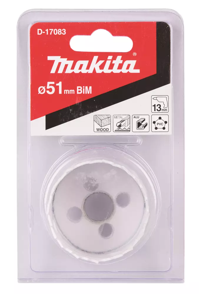 MAKITA Reikäsahanterä , BiM , 51 mm D-17083 - Makita Reikäsahanterät - 088381194891 - 1