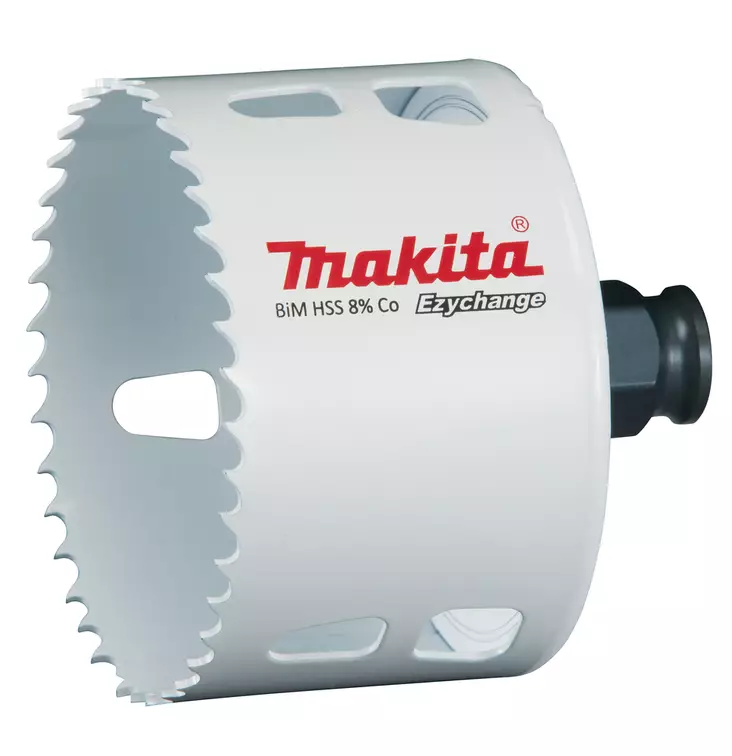 MAKITA Reikäsahanterä BiM 76 mm, Coboltti 8%, Ezychange E-03931 - Makita Reikäsahanterät - 088381562171 - 1