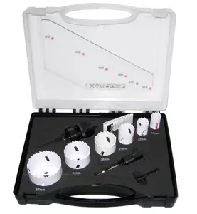 MAKITA Reikäsahanteräsarja 6-osaa, BiMetalli D-47117 - Makita Reikäsahanterät - 088381423731 - 1