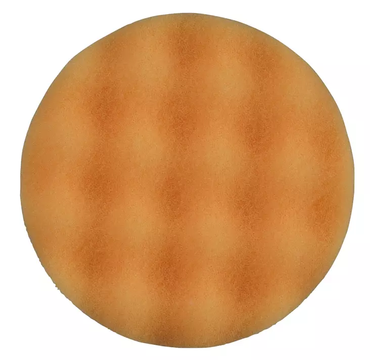 MAKITA Vaahtosieni 125mm aallotettu pohja, oranssi karkea, Velcro-tarrakiinnitys D-62608 - Makita Kiillotuskoneet ja tarvikkeet - 088381498241 - 1