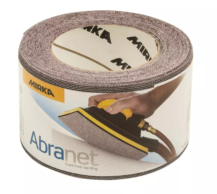 MIRKA ABRANET 75mm x 10m tarra rll P120 - Mirka Hiomanauharullat 75 mm - 6416868850161 - 1