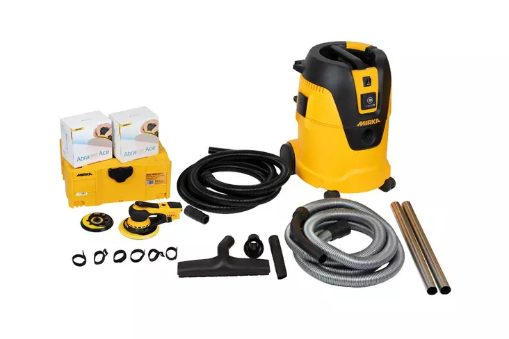 Mirka DEROS II 5650CV 125/150mm hiomakonepaketti 1 - Mirka Deros 150mm Epäkeskohiomakoneet - 6416868533651 - 1