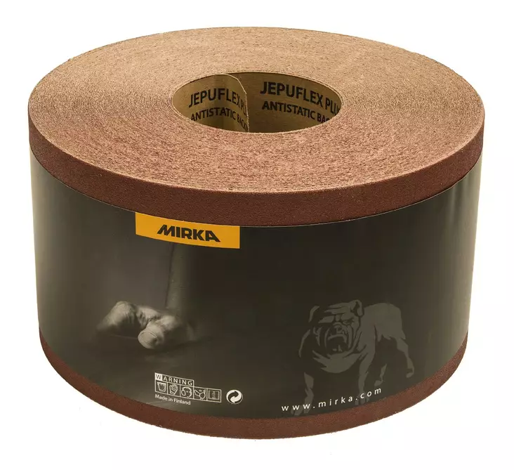 MIRKA JEPUFLEX ANTISTATIC 115mm x 50m rll P120 - Mirka Hiomanauharullat 115 mm - 6416868396621 - 1