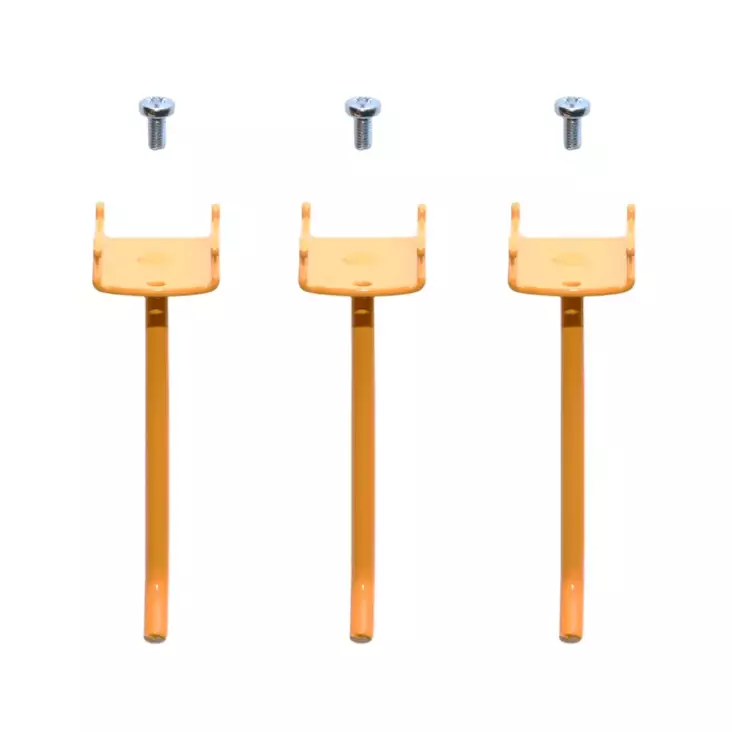 MIRKA Koukkusarja lyhyt, keltainen 3/pak - Modular Trolley - 6416868953961 - 1