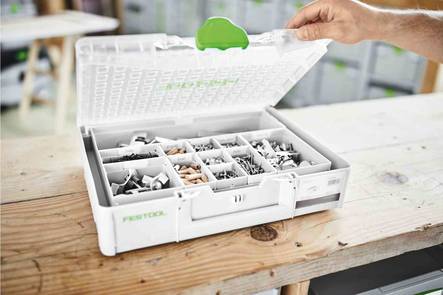 FESTOOL Systainer³ Organizer SYS3 ORG M 89 6xESB 204854 - Systainer säilytysjärjestelmät - 4014549356012 - 2
