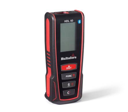 HULTAFORS Laseretäisyysmittari HDL 60 - Hultafors Laserit ja Etäisyysmittarit - 7317844092102 - 2