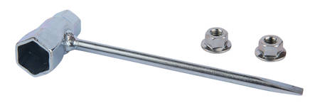 MAKITA Kombiavain 13 / 19 mm, 2 x mutteri M8 958500033 - Sytytystulpat, avaimet ja huoltosarjat - 4002829001042 - 1