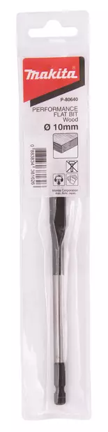MAKITA Lattaporanterä 10 x 150 mm, 1/4" bitsikiinnitys P-80640 / E-17186 - Makita Puuporanterät - 088381438162 - 2