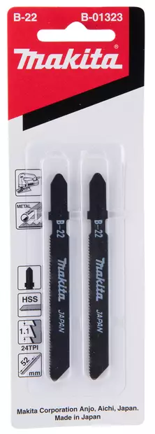 MAKITA Pistosahanterä 50 mm B22, 2 kpl B-01323 - Makita Pistosahanterät - 088381117432 - 1