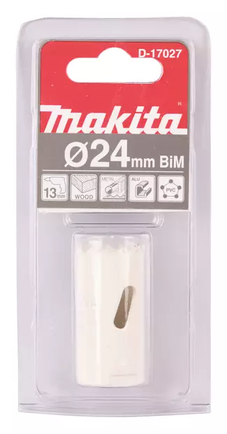 MAKITA Reikäsahanterä , BiM , 24 mm D-17027 - Makita Reikäsahanterät - 088381194822 - 1