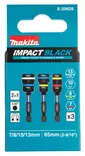 MAKITA Magneettikuusiohylsysarja Impact Black 3-osaa E-29826 - Makita Poranterä- ja konekärkisarjat - 197050377272 - 2