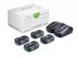 Festool SYS 18V 4xTBX4/TCL6DUO Energiasetti 578823 - Festool Energiasetit - 4014549465882 - 1