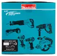 MAKITA Akkukonesarja LXT 18V DLX6141TX1 - Makita LXT 18V Akkukonesarjat - 197050017222 - 3