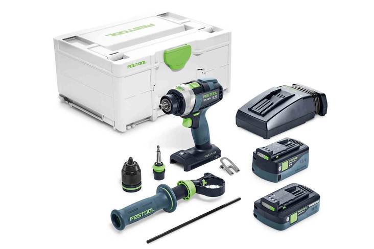 FESTOOL Akkuiskuporakone TPC 18/4 5,0/4,0 I-Plus 577651 - Porakoneet ja ruuvinvääntimet - 4014549319932 - 1