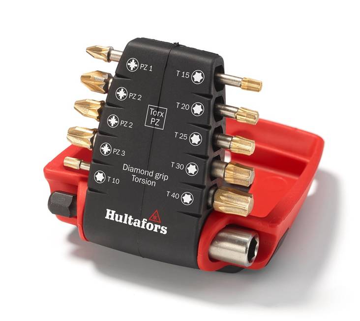 HULTAFORS Bitsisarja, Torsion Diamond Bits Torx® PZ - Hultafors Ruuvimeisselit - 7317844487052 - 1