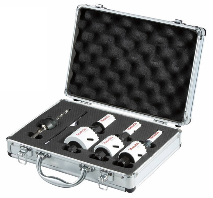 MAKITA E-12310 8-os Ezychange reikäsahasarja - Reikäsahanterät - 088381585682 - 1