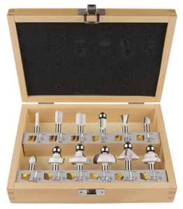 MAKITA Jyrsinteräsarja, 12-osaa D-53556 - Jyrsimien tarvikkeet - 088381449922 - 1