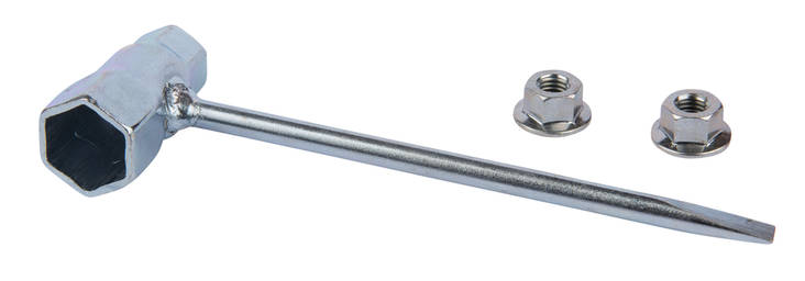 MAKITA Kombiavain 13 / 19 mm, 2 x mutteri M8 958500033 - Sytytystulpat, avaimet ja huoltosarjat - 4002829001042 - 1