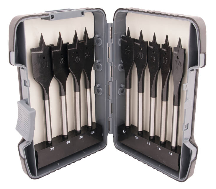 MAKITA Lattapuuporanteräsarja, 9-osaa P-80802 - Poranterä- ja konekärkisarjat - 088381438322 - 1