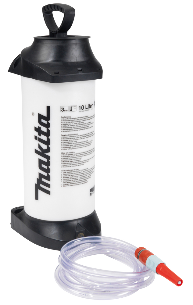 MAKITA Painevesisäiliö 10 L, Makita 988394610 - Betonintyöstökoneiden tarvikkeet - 4002829636862 - 1