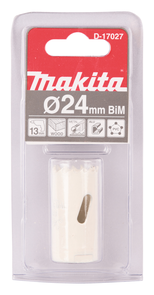 MAKITA Reikäsahanterä , BiM , 24 mm D-17027 - Reikäsahanterät - 088381194822 - 1