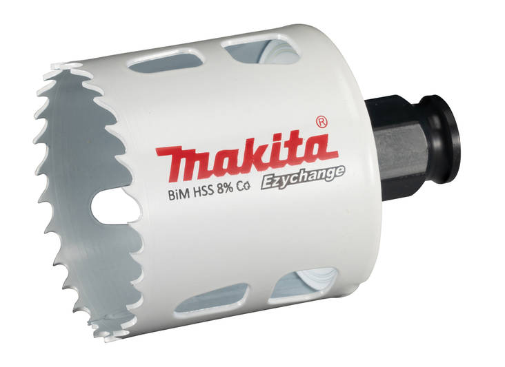 MAKITA Reikäsahanterä BiM 52 mm, Coboltti 8%, Ezychange E-03838 - Reikäsahanterät - 088381562072 - 1