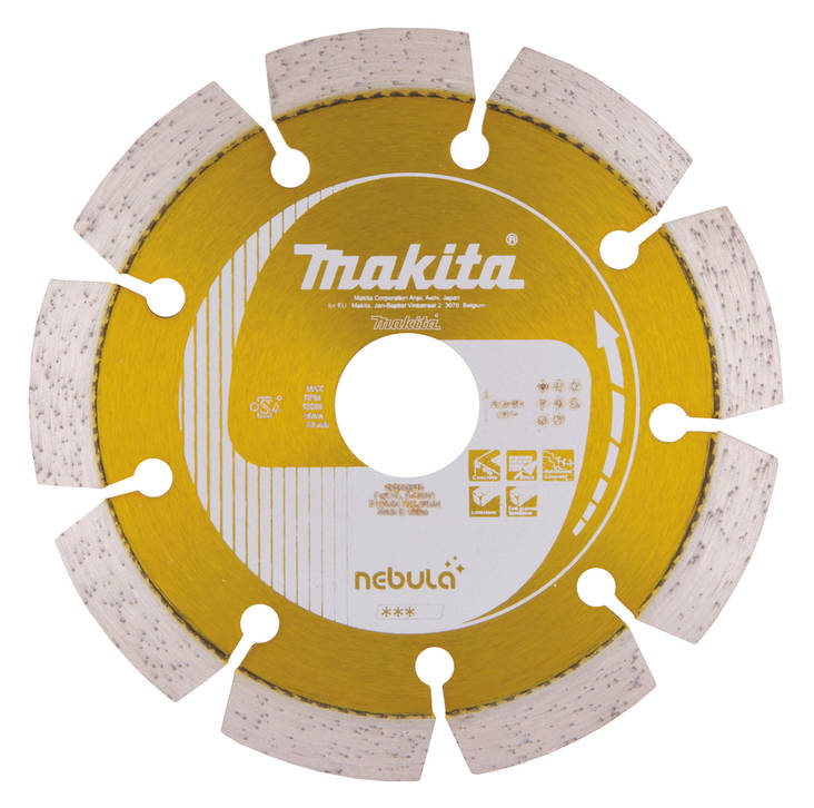 MAKITA Timanttikatkaisulaikka 125x22,23mm, Nebula, segmenttikorkeus 10mm B-53992 - Timanttilaikat, -kupit ja terät - 088381476492 - 1