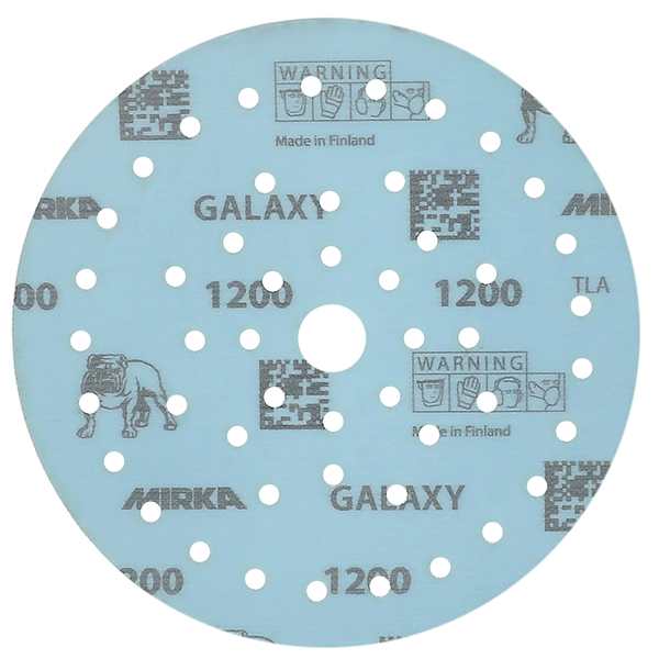MIRKA GALAXY 150 mm tarra multifit P1200 50 kpl/pakk - Hiomapyöröt 150mm - 6416868554472 - 1