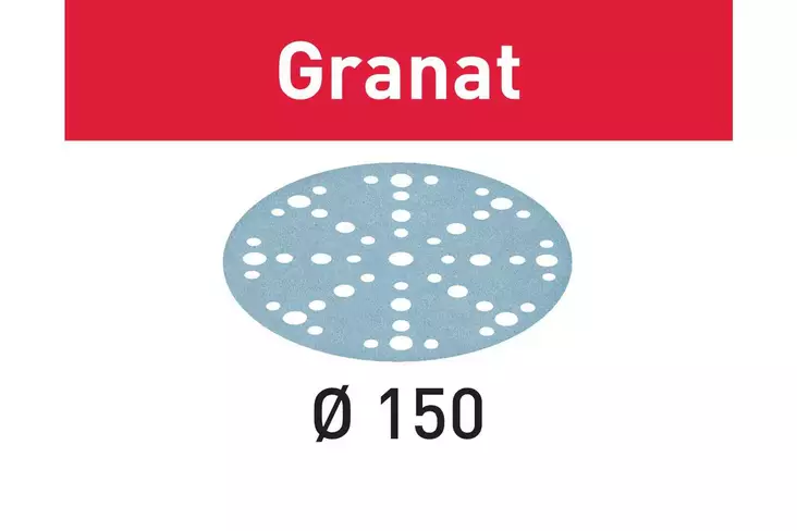 FESTOOL Hiomapaperi Granat STF D150/48 P320 GR/10kpl 575159 - Festool Granat 150 mm - 4014549297292 - 1