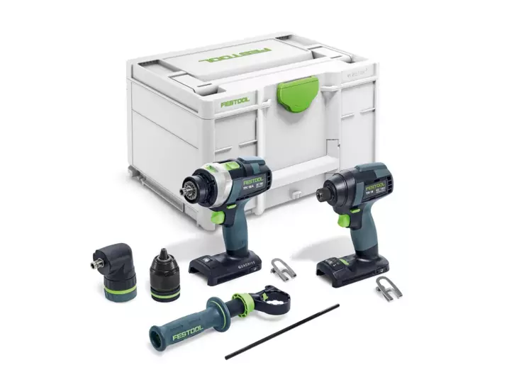 FESTOOL TID 18 Basic-Set TPC 18/4 Akkuruuvinväänninpaketti 578833 - Festool 18V Porat ja ruuvinvääntimet - 4014549466032 - 1