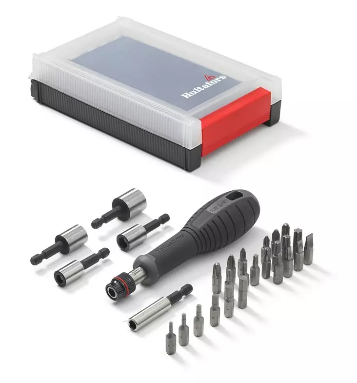 HULTAFORS Bitsiväänninsarja lyhyillä kärjillä - Hultafors Ruuvimeisselit - 7317844445052 - 1