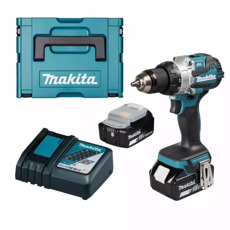 MAKITA Akkuiskuporakone LXT 18V DHP489RGJ - LXT Akkukonepaketit - 088381775632 - 1