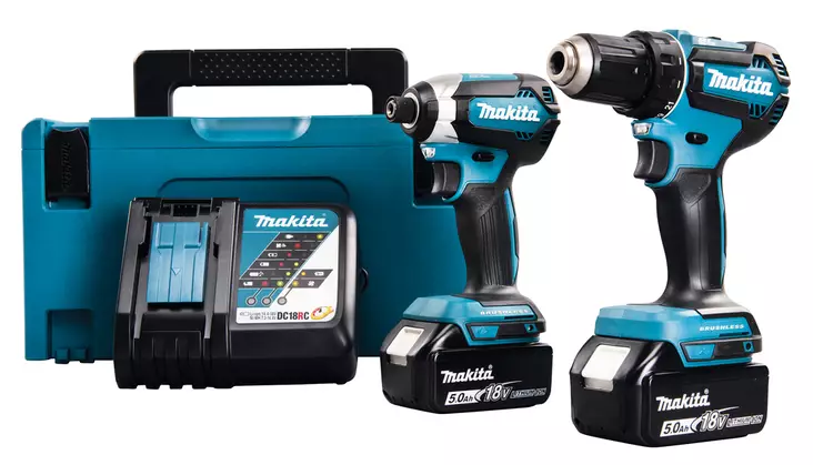 MAKITA Akkukonesarja LXT 18V DLX2289TJ - LXT Akkukonesarjat - 088381895972 - 2