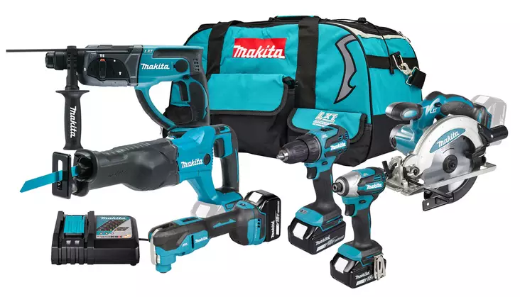 MAKITA Akkukonesarja LXT 18V DLX6141TX1 - Makita LXT 18V Akkukonesarjat - 197050017222 - 1