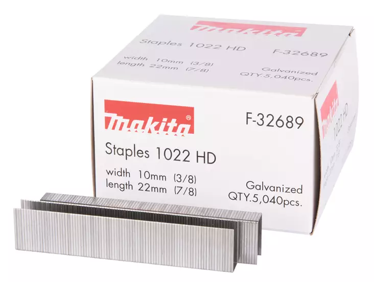 MAKITA Hakanen 10 x 22 mm, 5040 kpl F-32689 - Makita Naulat, pinnit ja hakaset - 088381293242 - 2