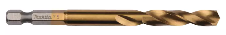 MAKITA Metalliporanterä HSS-Tin 7,5 mm, 1/4" bitsikiinnitys B-51007 - Makita Metalliporanterät - 088381464352 - 1