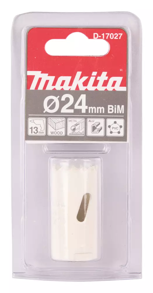 MAKITA Reikäsahanterä , BiM , 24 mm D-17027 - Makita Reikäsahanterät - 088381194822 - 1