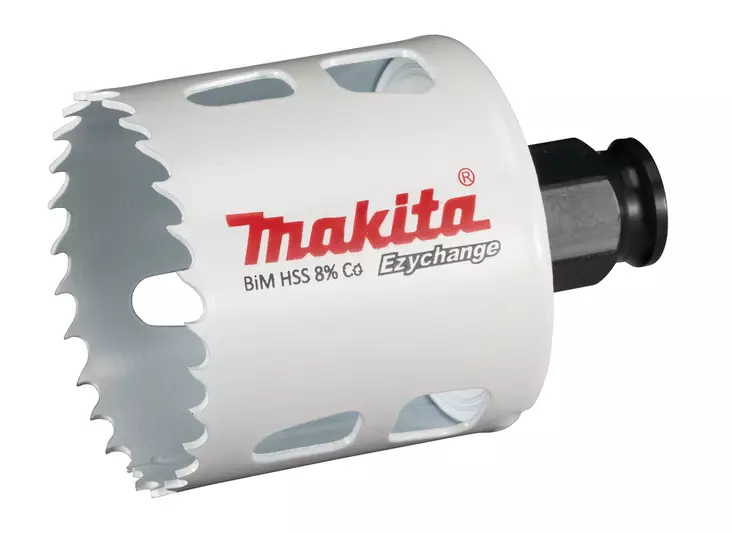 MAKITA Reikäsahanterä BiM 52 mm, Coboltti 8%, Ezychange E-03838 - Makita Reikäsahanterät - 088381562072 - 1