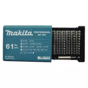 MAKITA Ruuvikärkisarja 61-osaa P-70144 - Makita Poranterä- ja konekärkisarjat - 088381700702 - 1
