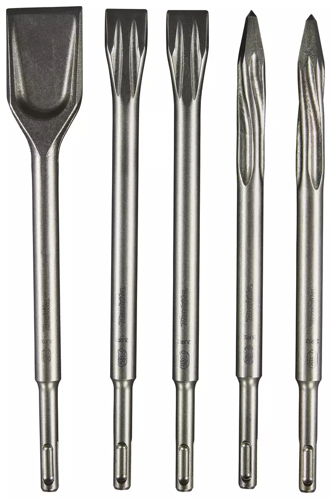 MAKITA Talttasarja SDS-PLUS, 5-osaa E-13188 - SDS-Plus piikkausterät - 088381590952 - 1