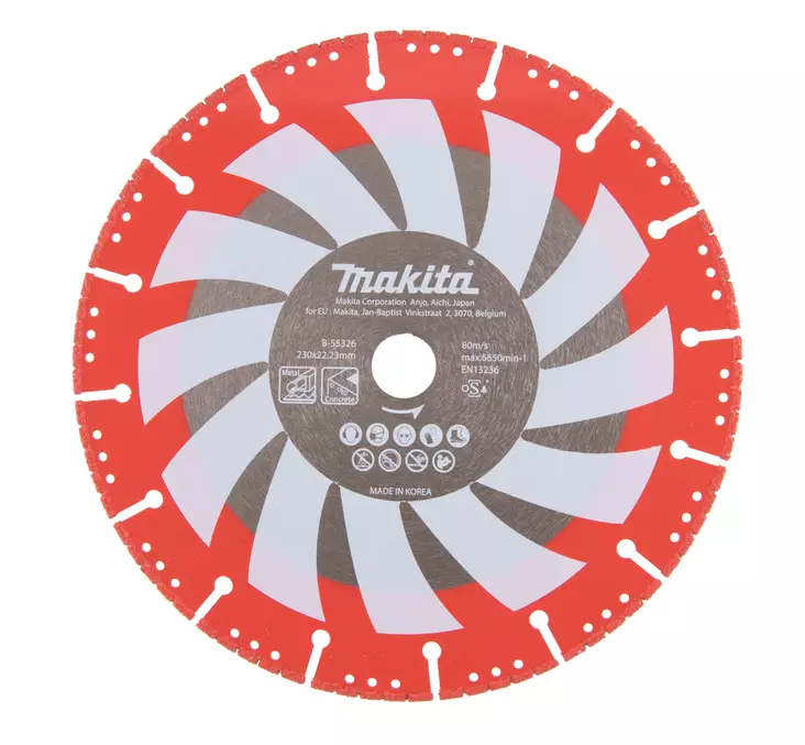 MAKITA Timanttikatkaisulaikka 230x22,23mm Rescue B-55326 - Makita Timanttilaikat, -kupit ja terät - 088381482042 - 1