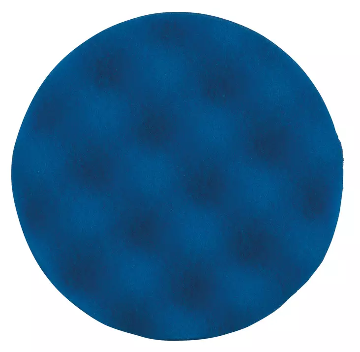 MAKITA Vaahtosieni 125mm aallotettu pohja, sininen medium, Velcro-tarrakiinnitys D-62636 - Makita Kiillotuskoneet ja tarvikkeet - 088381498272 - 1