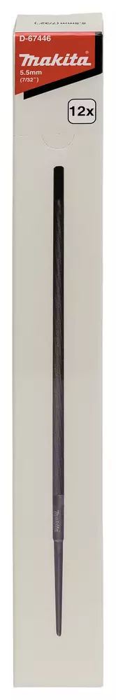 MAKITA Viila 5,5 mm, 12 kpl Makita D-67446 - Makita Moottorisahojen tarvikkeet - 088381548052 - 1