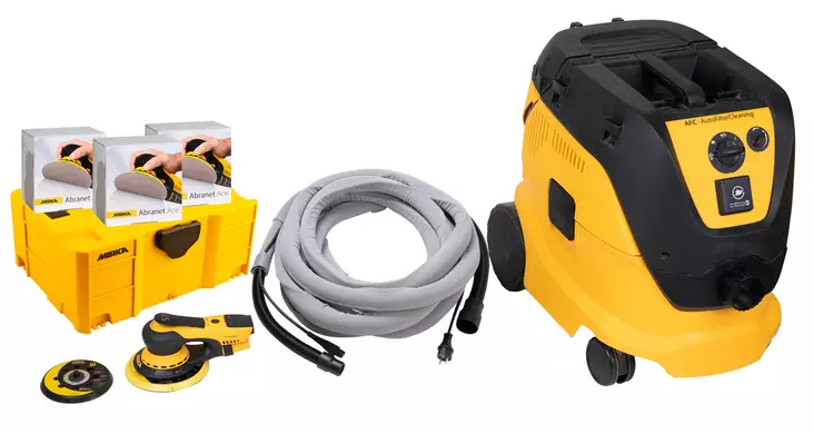 Mirka DEROS II 5650CV 125/150mm + 1230L AFC IMURI PAKETTI - Mirka Deros 150mm Epäkeskohiomakoneet - 6416868533682 - 2