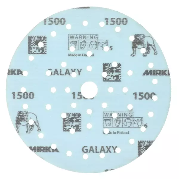 MIRKA GALAXY 150 mm tarra multifit P1500 50 kpl/pakk - Mirka Galaxy 150 mm - 6416868554502 - 1